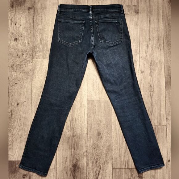 Tory Burch Cropped Skinny Jeans Denim Dark Wash Size 28 - Picture 2 of 9